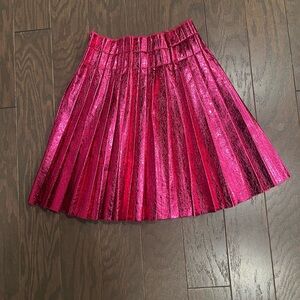 Lola + the boys pink foil skirt